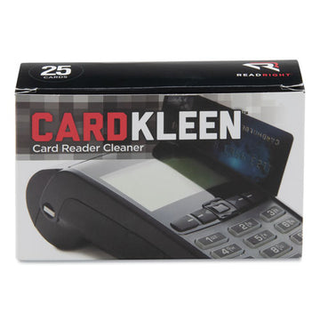 Read Right® Cardkleen Presaturated Magnetic Head Cleaning Cards, 3 3-8" X 2 1-8", 25-box freeshipping - TVN Wholesale